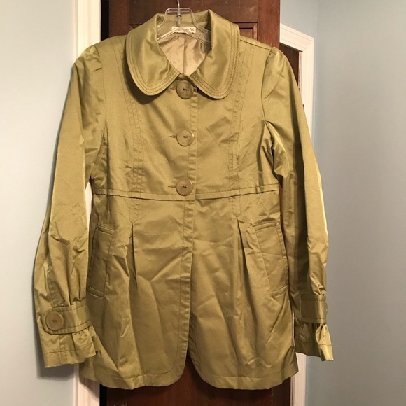 Like-New Forever Green Jacket-L - Picture 1 of 4